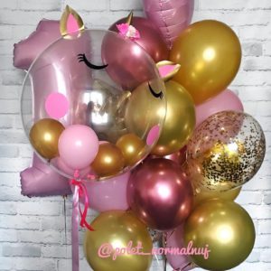 Набор воздушных шаров на день рождения 1 год – «Сказка наяву»