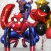 Набор из шаров и фольгированной ходячей фигуры для мальчика «Дружелюбный Человек-паук»