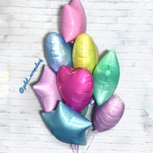 Набор из шаров с гелием для украшения праздника «Пастельное облако»