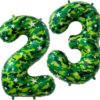 Фольгированные шарики «Цифры 23 февраля», камуфляж 86 см