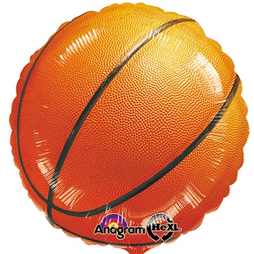 Воздушный шар-круг, «Баскетбольный мяч», 46 см