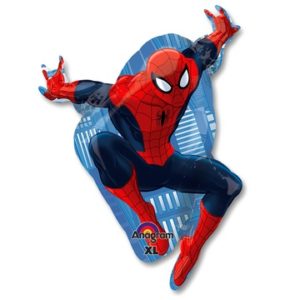 Фольгированный шар “Человек паук в прыжке” 74см