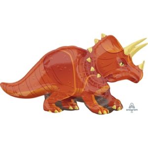 Фольгированный шар “Динозавр Трицератопс” 90см