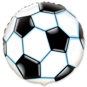 Фольгированный шар с гелием «Футбольный мяч» 46 см