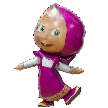 Фольгированный шар с героями мультфильмов «Маша» 102 см