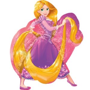 Фольгированный шар с героями мультфильмов на праздник девочке «Рапунцель» 78 см
