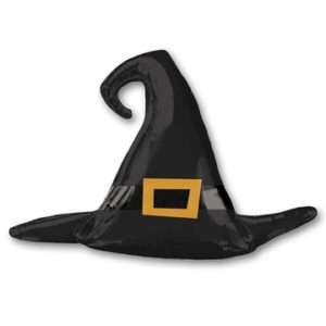 Фольгированный шар “Шляпа ведьмы чёрная” 68см
