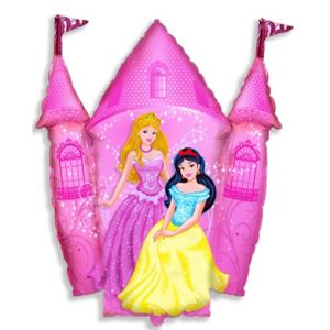 Фольгированный шар «Замок принцессы» 86 см в подарок девочке