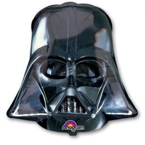 Фольгированный шар “Звездные Войны Шлем Вейдера” 109см