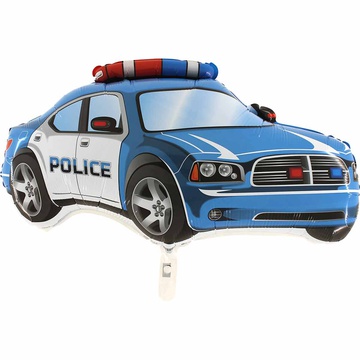 Фольгированный шар “Полицейская машина спорт” 74см