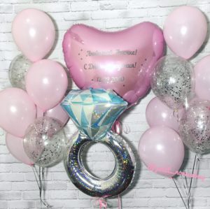 Композиция из воздушных шаров на день рождения «Идеальное предложение»
