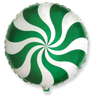 Шар-круг, “Леденец”зеленый 46см
