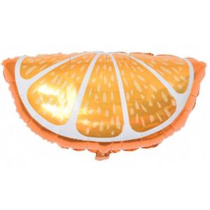 Фольгированный шар “Долька апельсина” 66см