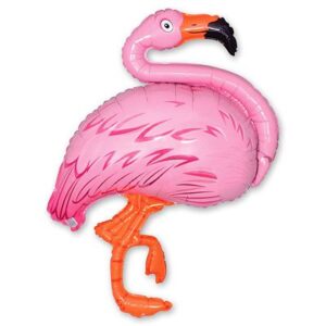 Фольгированный шарик «Розовый Фламинго» 82 см для оформления праздника