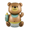 Фольгированный шар «Медвежонок для мальчика» 94 см на выписку