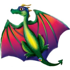 Фольгированная фигура «Дракон летающий» 102 см в подарок на праздник