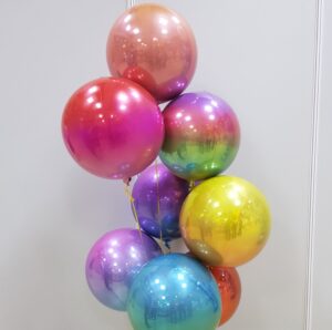 Круглый шар для украшения праздника «Сфера», градиент 48 см