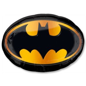 Фольгированный гелиевый шарик «Эмблема Бэтмена» 70 см
