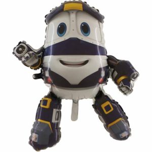 Фольгированный шар “Паровозик Robot Trains Кей” 74см