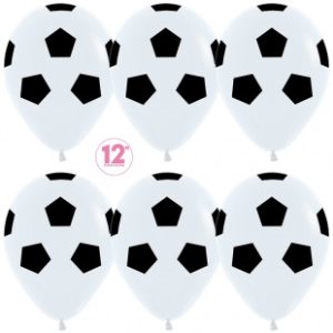 Шар с рисунком “Футбольный мяч” классика
