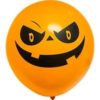 Латексный шарик «Злая тыква», оранжевый 60 см
