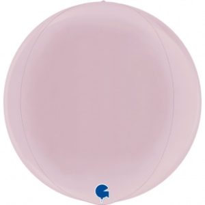 Круглый шар для украшения праздника «Сфера», нежно-розовый 48 см