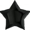 Воздушный шар «Звезда», черный 91 см
