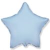 Гелиевый шар «Звезда», голубой 81 см
