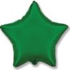 Гелевый шарик «Звезда», зеленый 81 см
