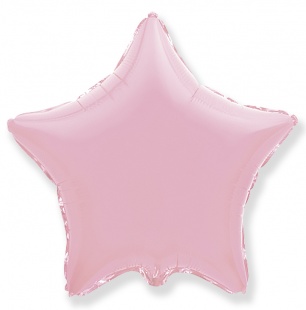 Шар “Звезда”, нежно-розовая 81 см