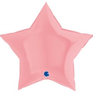 Воздушный шар «Звезда», коралловый 91 см