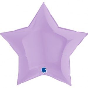 Воздушный шарик «Звезда», сиреневый 91 см