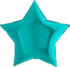 Воздушный шар «Звезда», тиффани 91 см