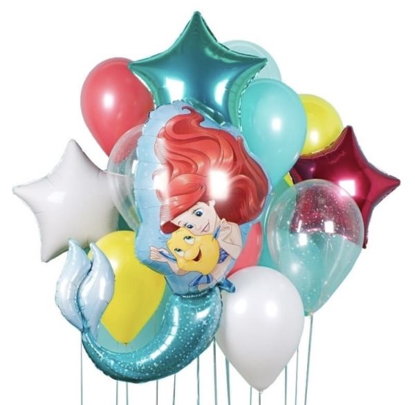 Набор из воздушных шаров на детский праздник «Мир русалочки»