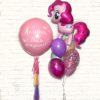 Набор из гелиевых шаров на праздник девочке «Моя любимая пони»