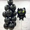 Набор из воздушных шаров с героями мультфильма «Ночная фурия»