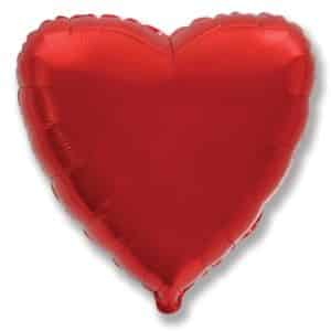 Шар “Сердце”, красное 46см