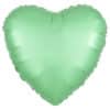 Шар, надутый гелием, «Сердце», мятный 46 см