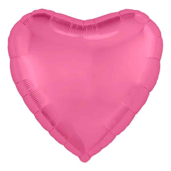 Шар, надутый гелием, «Сердце», розовый пион 46 см