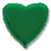 Надувной шарик на праздник «Сердце», зеленый 46 см