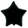 Воздушный шар для праздника «Звезда», черная 46 см