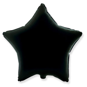 Шар “Звезда”, чёрная 46см