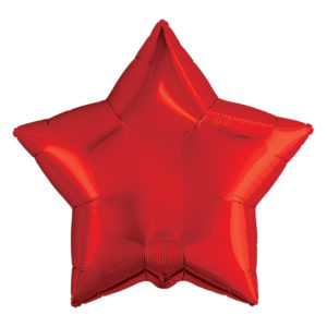 Фольгированный шар для оформления праздника «Звезда», красная 46 см
