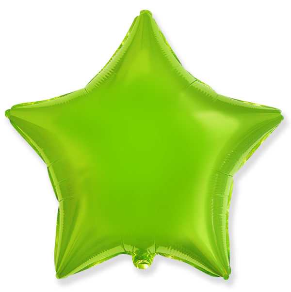 Фольгированный шар на праздник «Звезда», лайм 46 см