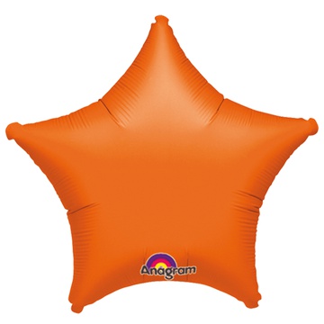 Гелиевый шар на праздник «Звезда», оранжевая 46 см