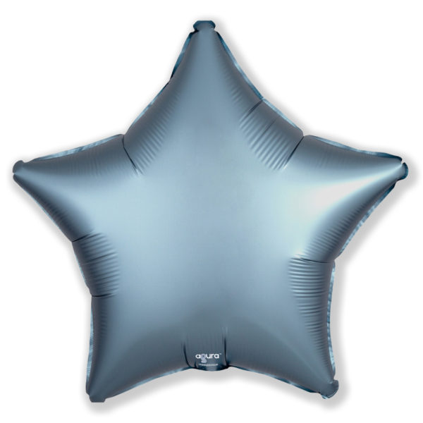 Надувной шарик на праздник «Звезда», сталь сатин 46 см