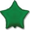 Гелиевый фольгированный шарик «Звезда», зеленая 46 см