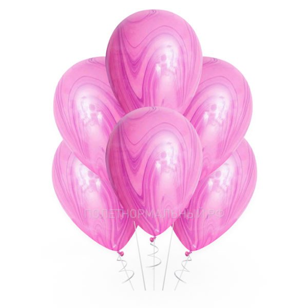 Воздушный шар “Агат Pink Violet” 35см