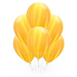Воздушный шар “Агат Yellow Orange” 35см