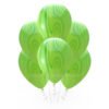 Воздушный шарик с гелием под потолок «Агат Green» 35 см